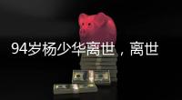 94岁杨少华离世，离世当天还参加活动�，最后露面骨瘦嶙峋没精神